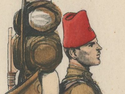 Carte Postale Illustrée - Edmond Lajoux - Edition Militaire Illustrées - Tirailleurs Marocains - 1940