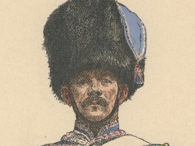 Gravure XX - Hussards 1855 - Uniforme - France - Trompette 8e Hussard - Crimée - Second Empire - Napoléon III - Rouffet 1905