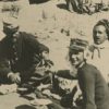 Snapshot - Photo papier originale - Halte Méhariste 1911 - Uniforme - France - Famille - Sahara - Patrouille