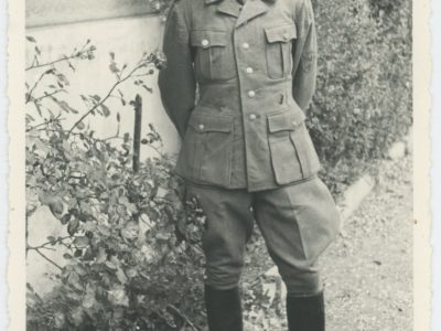 Carte photo - Soldats Allemand - Uniforme Wehrmacht - Photographie 1944 - Alsace - Décès - Guerre 39/45 - Occupation