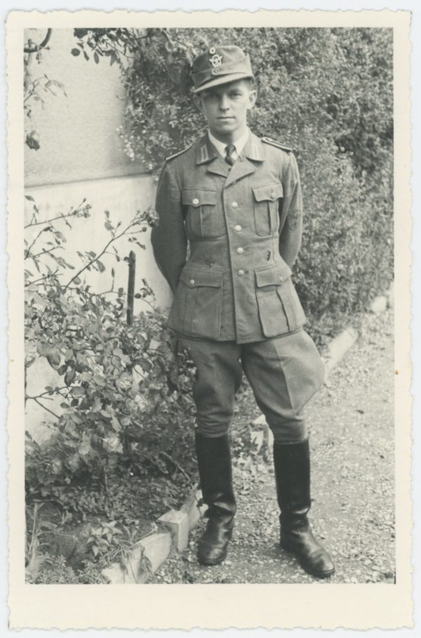 Carte photo - Soldats Allemand - Uniforme Wehrmacht - Photographie 1944 - Alsace - Décès - Guerre 39/45 - Occupation