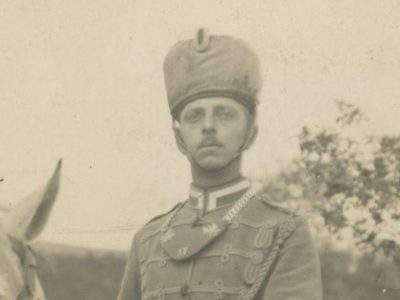 Carte Ancienne Photographie - Guerre 14/18 - Armée Allemande - 15 Lancier / Uhlan - Alsaciens - Conscription - Prusse Campagne 1914/1918