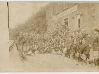 Carte Ancienne Photographie - Guerre 14/18 - Armée Allemande - Infanterie Garde Impériale - Alsacien - Conscription - Prusse