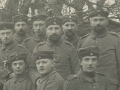 Carte Ancienne Photographie - Guerre 14/18 - Armée Allemande - Artillerie Canon - Alsacien - Conscription - Prusse Campagne 1914/1915 - Somme Avril 1915
