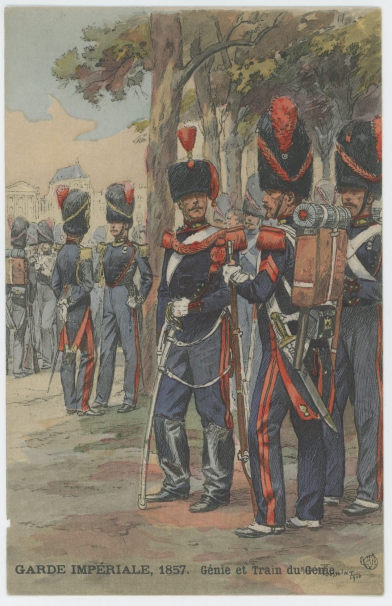 Série Complète - Cartes Postales Illustrées - Maurice Toussaint - Edition Leroy - Les unités de la Garde Impériale Second Empire - Uniforme