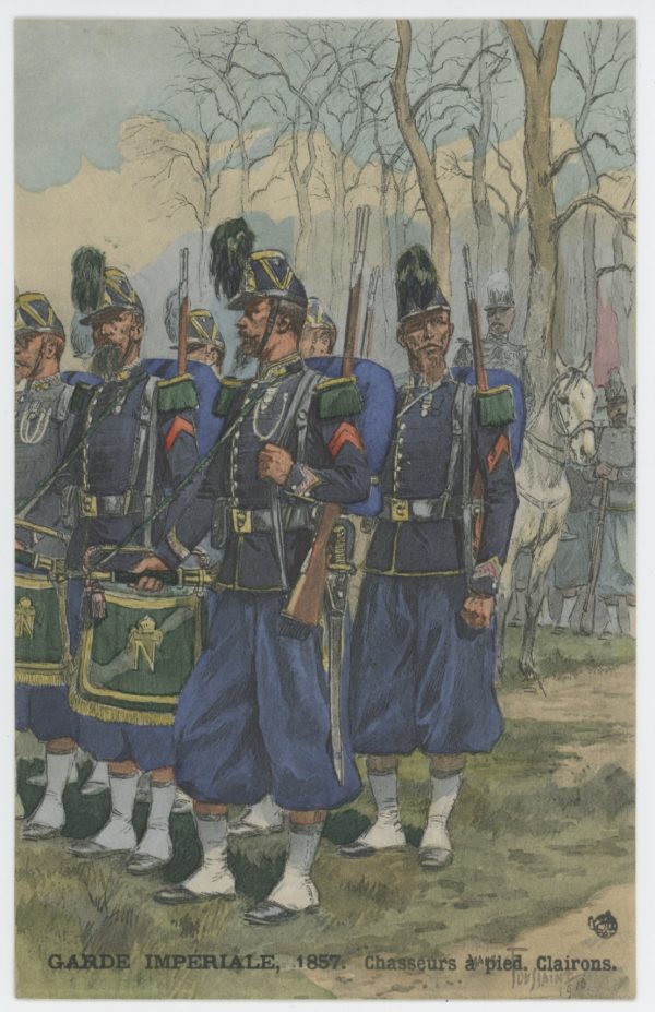 Série Complète - Cartes Postales Illustrées - Maurice Toussaint - Edition Leroy - Les unités de la Garde Impériale Second Empire - Uniforme