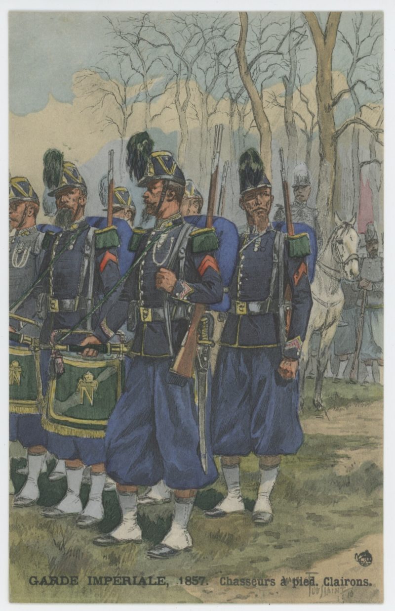 Série Complète - Cartes Postales Illustrées - Maurice Toussaint - Edition Leroy - Les unités de la Garde Impériale Second Empire - Uniforme