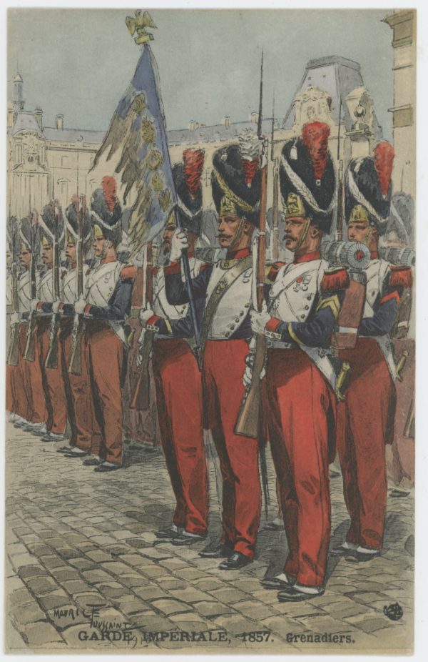 Série Complète - Cartes Postales Illustrées - Maurice Toussaint - Edition Leroy - Les unités de la Garde Impériale Second Empire - Uniforme