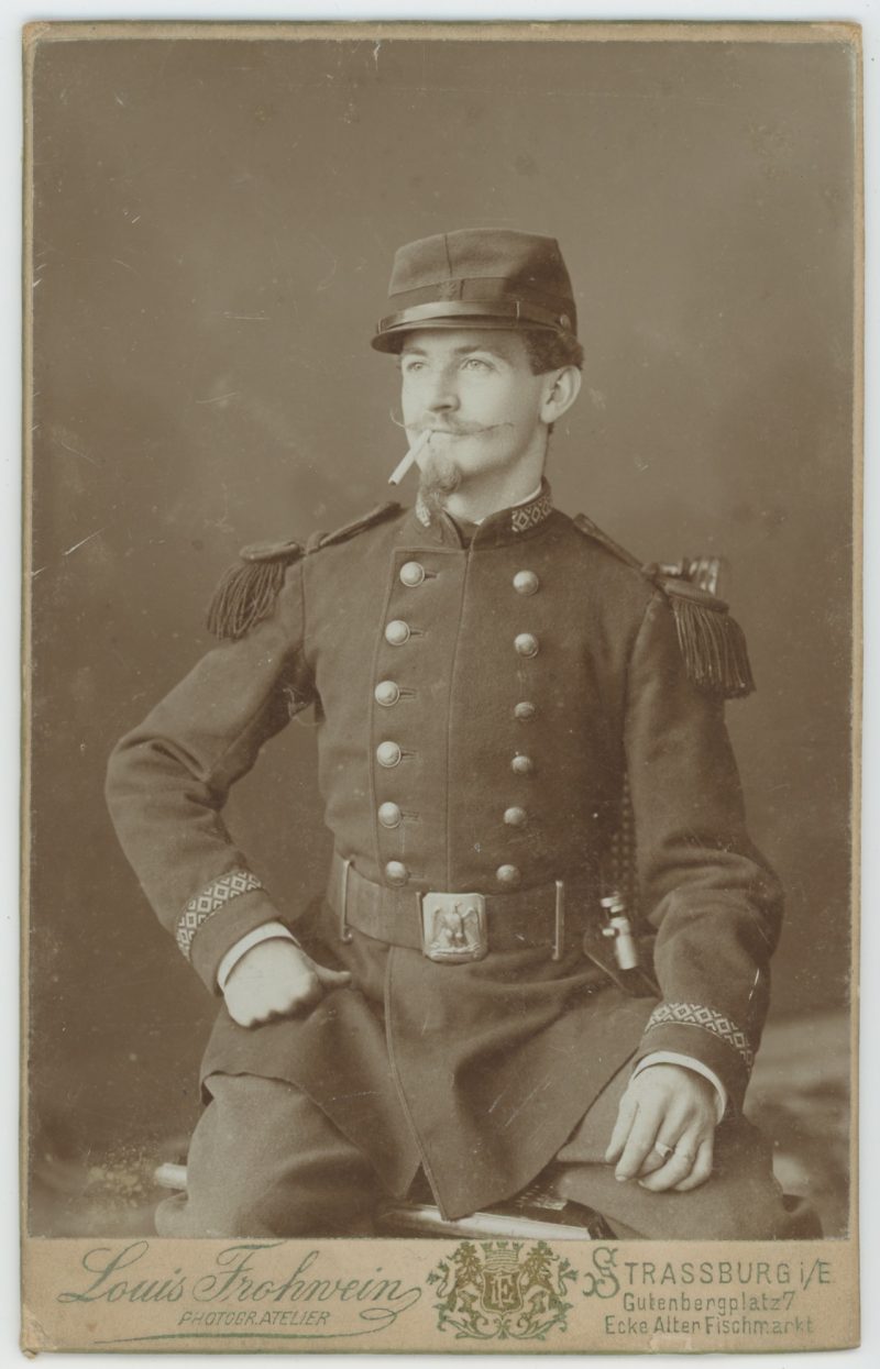 3 Cartes CDV photo 1873 - Uniforme Légion Etrangère 1er Régiment - Strasbourg - Militaire - Musicien - Début 3ème République