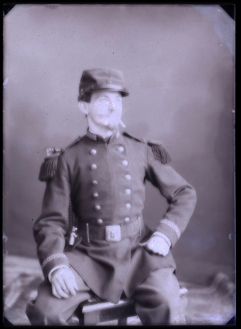 3 Cartes CDV photo 1873 - Uniforme Légion Etrangère 1er Régiment - Strasbourg - Militaire - Musicien - Début 3ème République