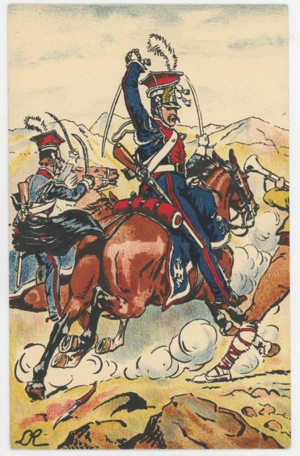 Lot 13 Cartes Postales Illustrées - Lucien Rousselot - Edition Musée de l'Armée - Historique uniforme - 1er Empire - Garde Impériale