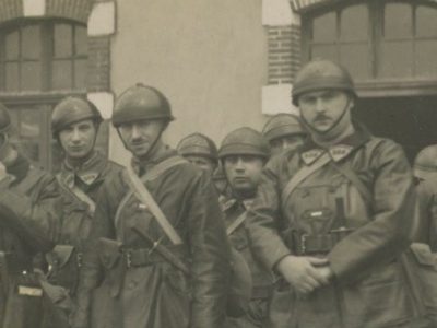 Carte Ancienne Photographie - Char Renault FT - 508e régiment de chars de combat - Unité 1939 - Alsacien - Uniforme