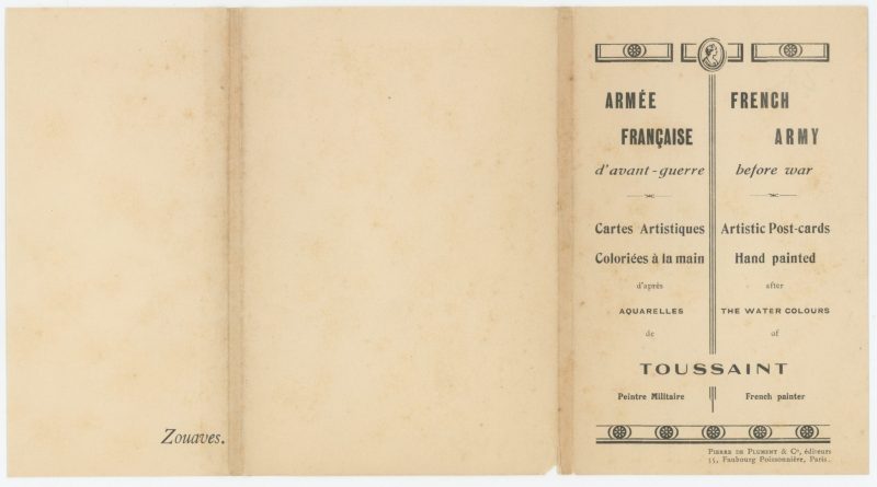 Série Complète - 12 Cartes Postales Illustrées - Maurice Toussaint - Edition Pierre Plument - Les Zouaves - Uniforme - Troisième République