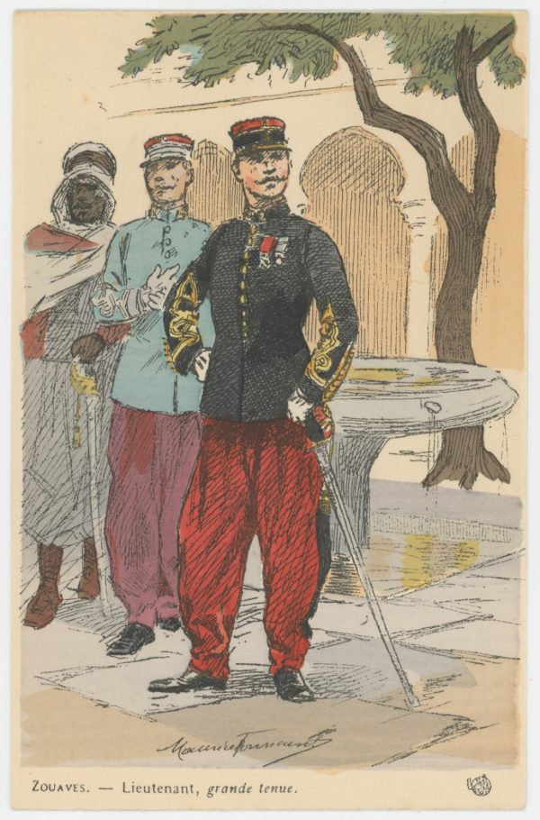 Série Complète - 12 Cartes Postales Illustrées - Maurice Toussaint - Edition Pierre Plument - Les Zouaves - Uniforme - Troisième République