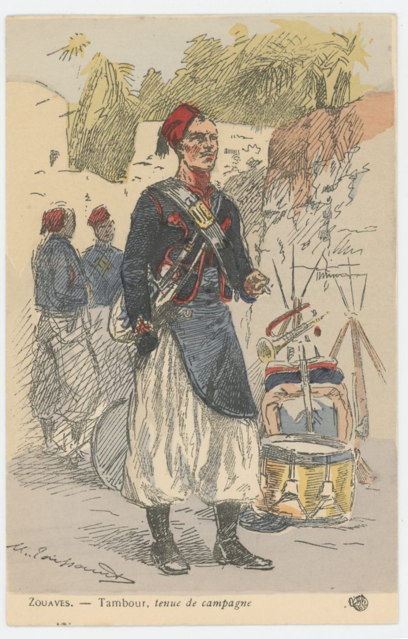 Série Complète - 12 Cartes Postales Illustrées - Maurice Toussaint - Edition Pierre Plument - Les Zouaves - Uniforme - Troisième République