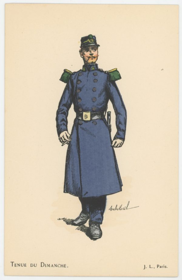 Série Complète - 13 Cartes Postales Illustrées - Charles Morel - Edition Pierre Plument - La Garde Républicaine - Uniforme - Troisième République