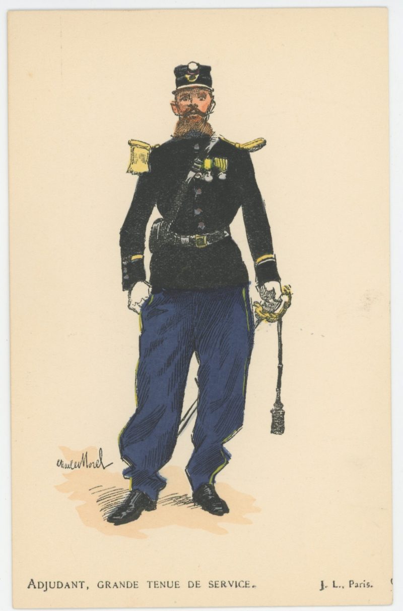 Série Complète - 13 Cartes Postales Illustrées - Charles Morel - Edition Pierre Plument - La Garde Républicaine - Uniforme - Troisième République