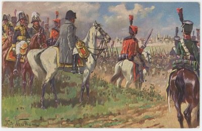 Lot 10 Cartes Postales Illustrées - Fritz Neumann - Edition E.G.M.S. - Berferiungskriege 1813/1814 - Bataille de la Moskova 1812 - Uniforme