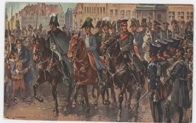 Lot 10 Cartes Postales Illustrées - Fritz Neumann - Edition E.G.M.S. - Berferiungskriege 1813/1814 - Bataille de la Moskova 1812 - Uniforme