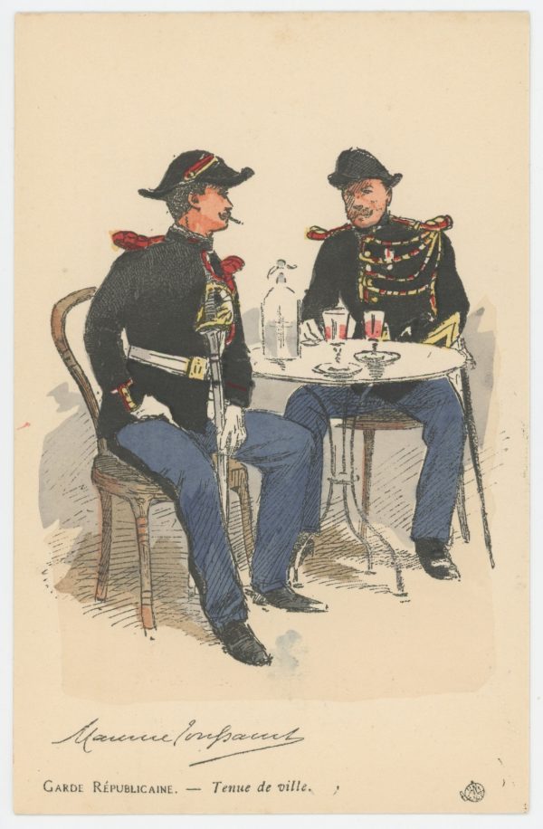 Série Complète - 12 Cartes Postales Illustrées - Maurice Toussaint - Edition Pierre Plument - La Garde Républicaine - Uniforme - Troisième République