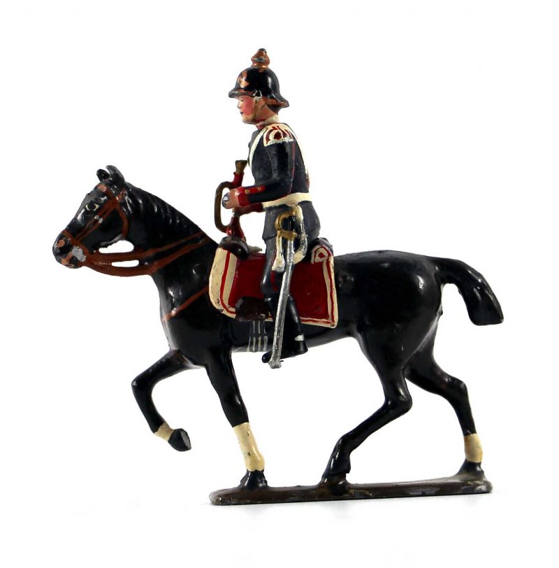 Figurine CBG MIgnot - Trompette - Soldat Prussien - Uniforme - Casque à Pointe