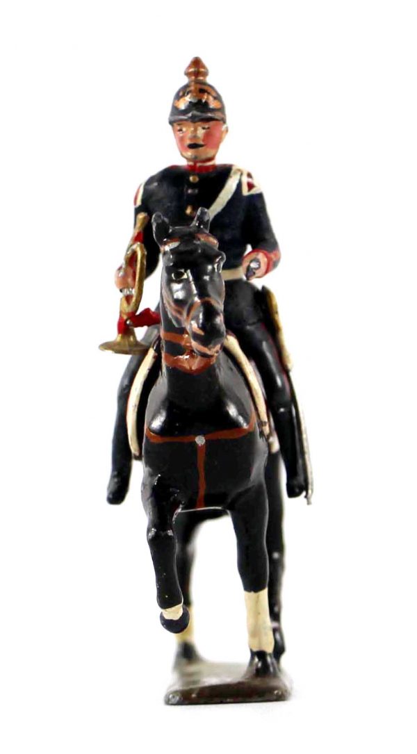 Figurine CBG MIgnot - Trompette - Soldat Prussien - Uniforme - Casque à Pointe
