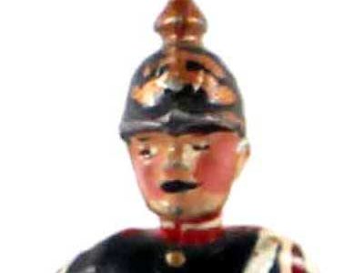 Figurine CBG MIgnot - Trompette - Soldat Prussien - Uniforme - Casque à Pointe