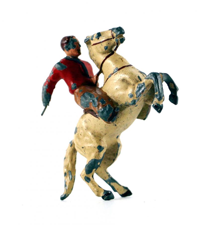 Figurine Plomb Creux ancienne Cowboy - Far west - Cirque - Indiens - Buffalo Bill