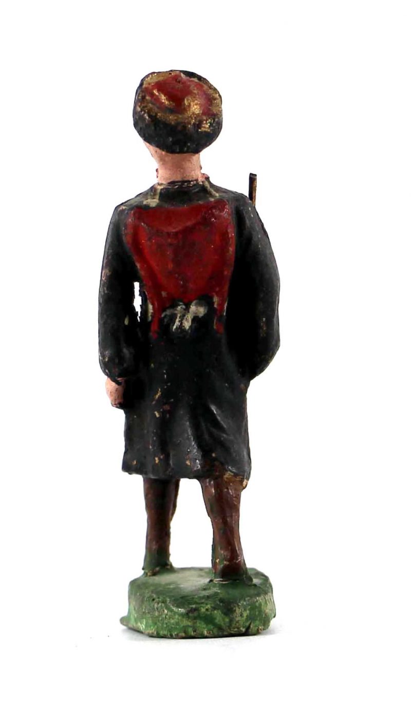 Ancienne Figurine en composition - Cavalier - Tcherkesse - Uniforme - Russe