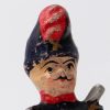 5 Anciennes Figurines Bon Dufour en composition - Cavalier - Soldats - Uniforme - 3ème République - Artillerie - Cuirassier - Hussard - Chasseur