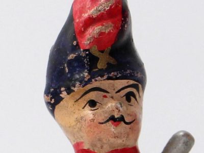 5 Anciennes Figurines Bon Dufour en composition - Cavalier - Soldats - Uniforme - 3ème République - Artillerie - Cuirassier - Hussard - Chasseur