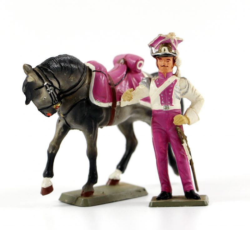 Figurine Starlux 1er Empire - Lancier de Berg - Cavalier - Plastique