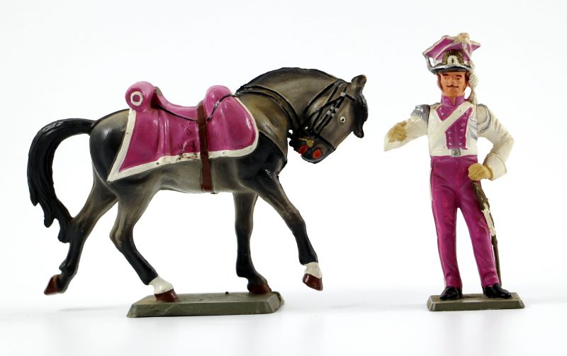 Figurine Starlux 1er Empire - Lancier de Berg - Cavalier - Plastique