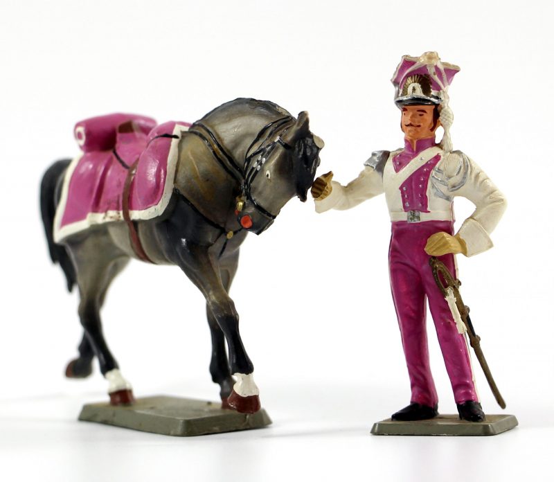 Figurine Starlux 1er Empire - Lancier de Berg - Cavalier - Plastique