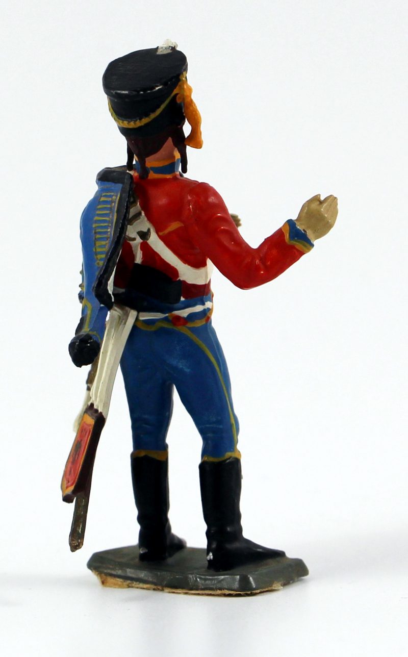 Figurine Starlux 1er Empire - Hussard - Cavalier - Plastique - 9ème Régiment