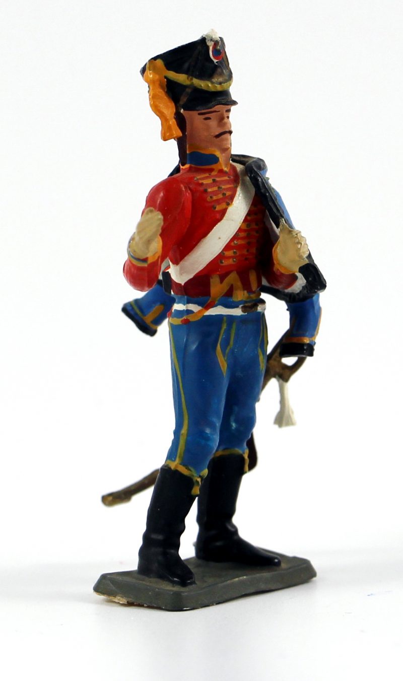 Figurine Starlux 1er Empire - Hussard - Cavalier - Plastique - 9ème Régiment