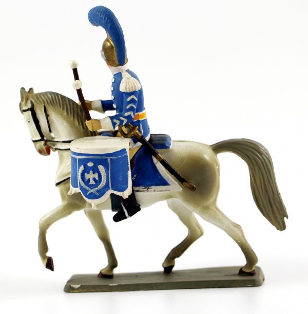 Figurine Starlux 1er Empire - Timbalier Carabinier - Trompette - Musicien- Plastique