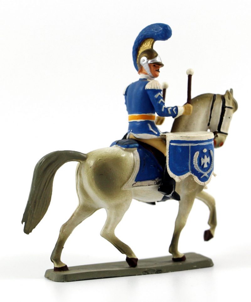 Figurine Starlux 1er Empire - Timbalier Carabinier - Trompette - Musicien- Plastique