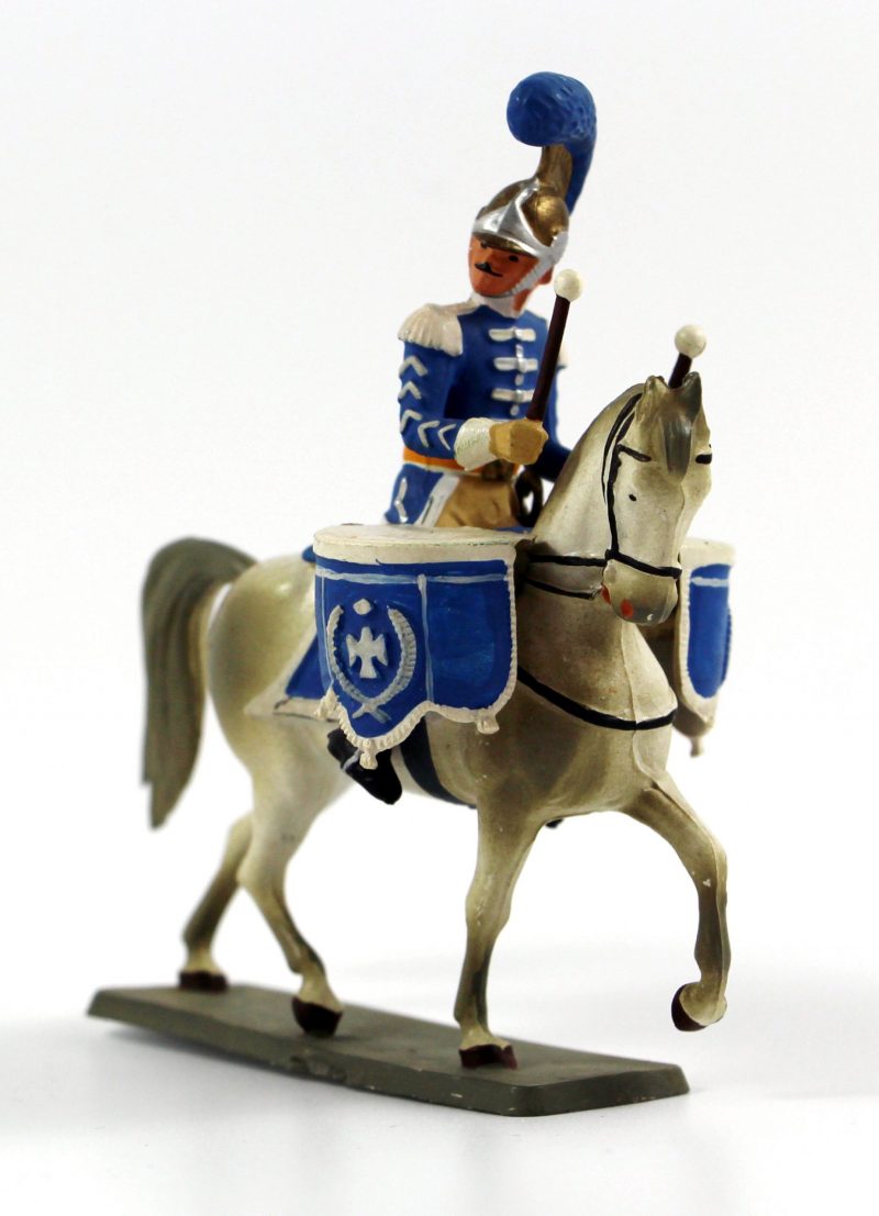 Figurine Starlux 1er Empire - Timbalier Carabinier - Trompette - Musicien- Plastique