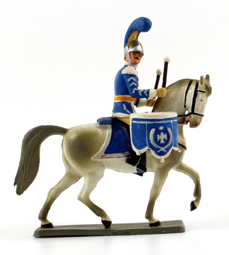 Figurine Starlux 1er Empire - Timbalier Carabinier - Trompette - Musicien- Plastique