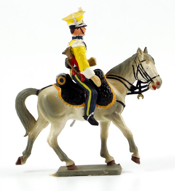 Figurine Starlux 1er Empire - Lancier de la vistule 1808 - Trompette - Cavalier - Plastique