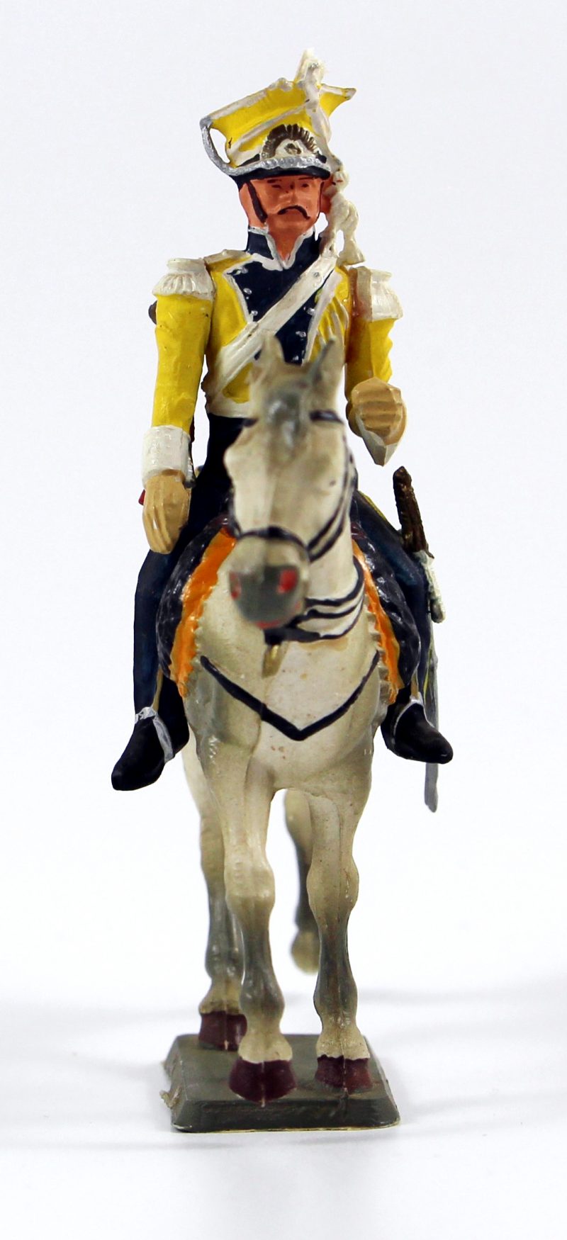 Figurine Starlux 1er Empire - Lancier de la vistule 1808 - Trompette - Cavalier - Plastique