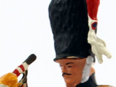 Figurine Starlux 1er Empire - Gendarme de la Garde - Trompette - Cavalier - Plastique