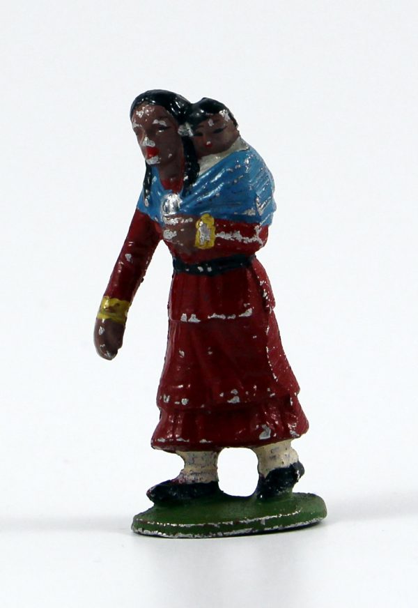 Figurine Quiralu ancienne Indienne Enfant Plaines Américaines