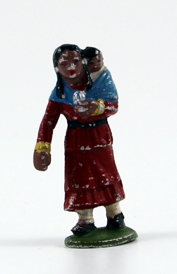 Figurine Quiralu ancienne Indienne Enfant Plaines Américaines