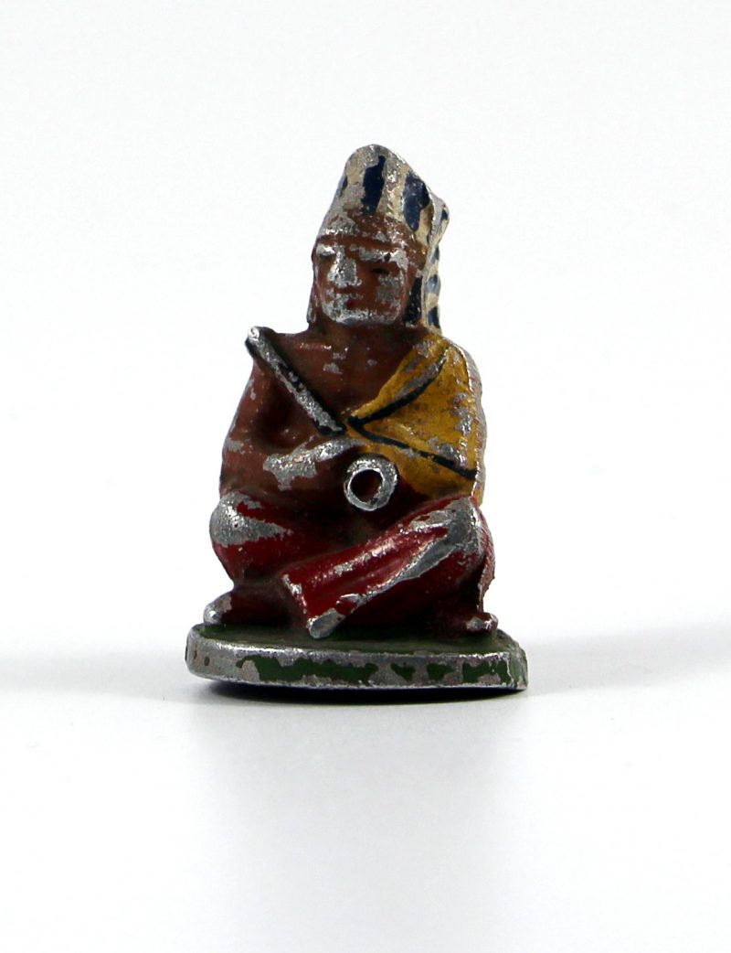 Figurine Quiralu ancienne Indien Plume