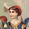 Gravure Chromolithographie XIX - Campement Zouaves - Cantinière - Uniforme - Cuirassier - 3ème République - Infanterie