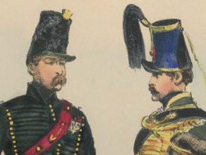 L’armée Française de La Monarchie de Juillet de 1830 à 1848. Lithographies rehaussées par Lalaisse.