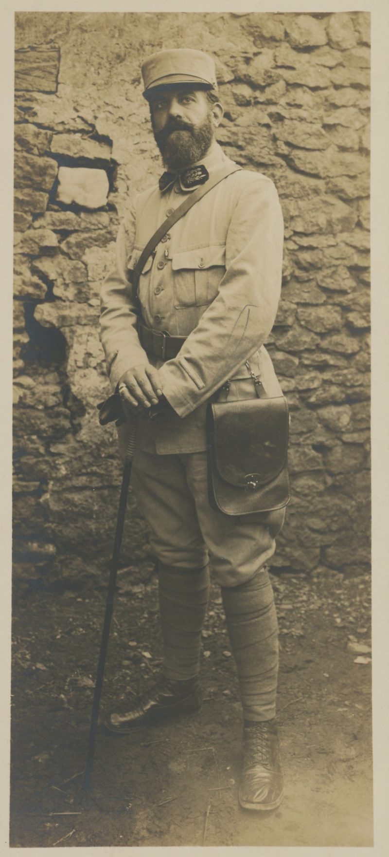 Ancienne Photographie - Guerre 14/18 - Armée Française - Médecin - Uniforme - Front - Poilu - Grande Guerre