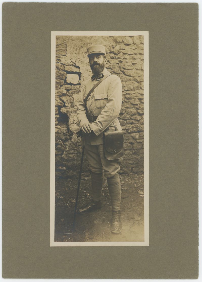 Ancienne Photographie - Guerre 14/18 - Armée Française - Médecin - Uniforme - Front - Poilu - Grande Guerre